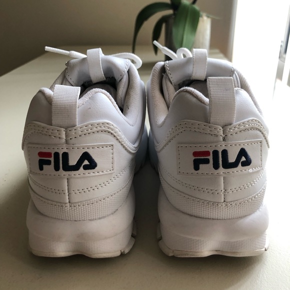2 PAIRS FILA Womens’s Disruptor II Premium Sneaker AVAILABLE 8 1/2 $95 FOR BOTH! - Picture 3 of 8